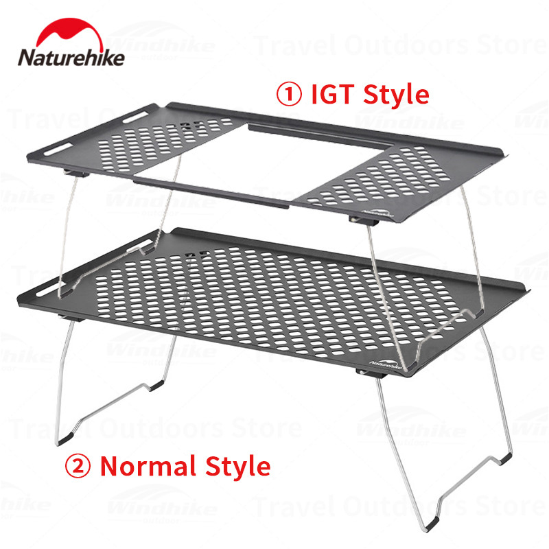 Meja Lipat Outdoor Naturehike CNH22JU003 Meja Lipat Camping Kemah Portable Folding Table Stainless K