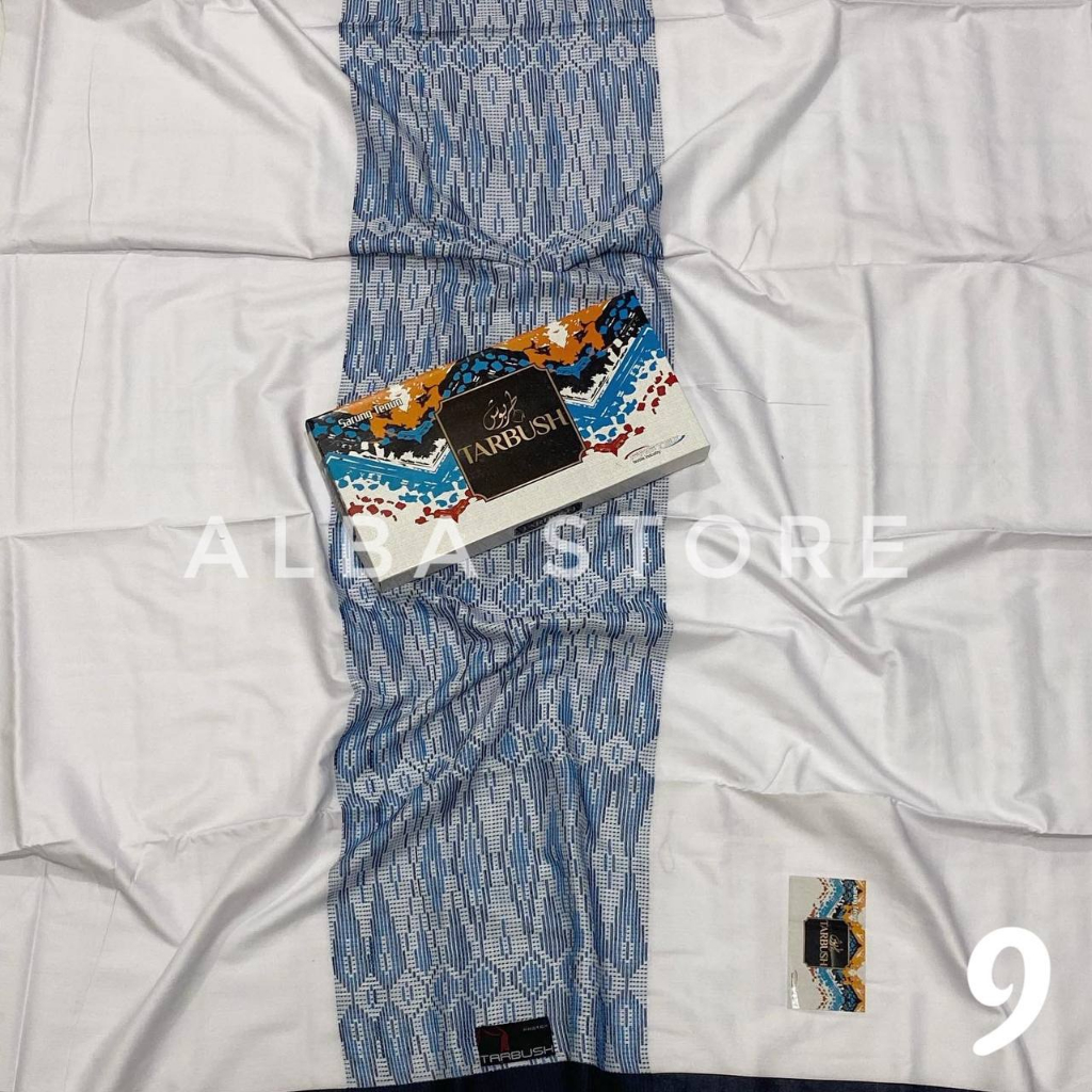 Sarung Tarbush Polos Tumpal/Sarung Tarbush Hitam Polos Putih Polos Tumpal