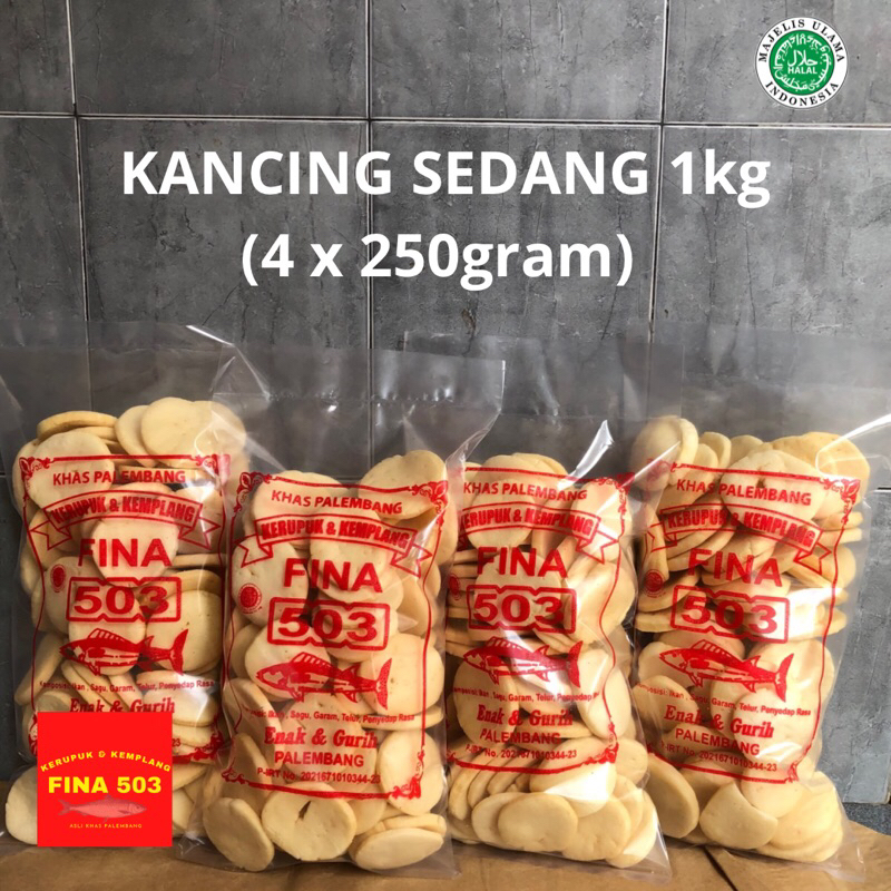 

KEMPLANG KANCING SEDANG SUPER KHAS PALEMBANG (1kg)