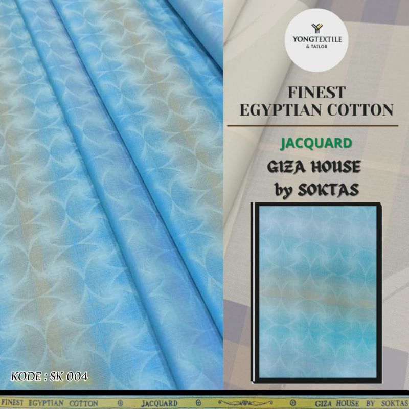 KAIN KATUN • KAIN KATUN SOKTAS • JACQUARD • GIZA HOUSE  • FINEST EGYPTIAN COTTON