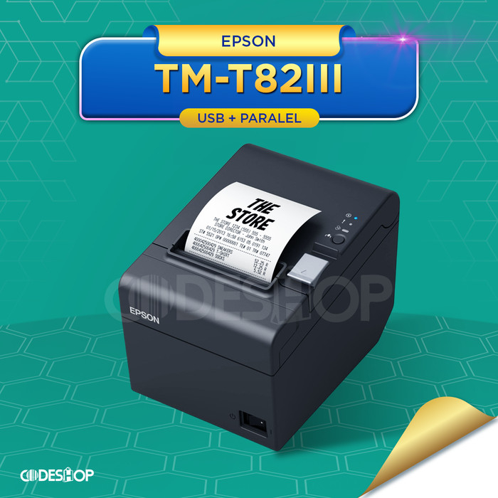 PRINTER POS KASIR EPSON TM-T82III USB PARALEL STRUK THERMAL 80 MM