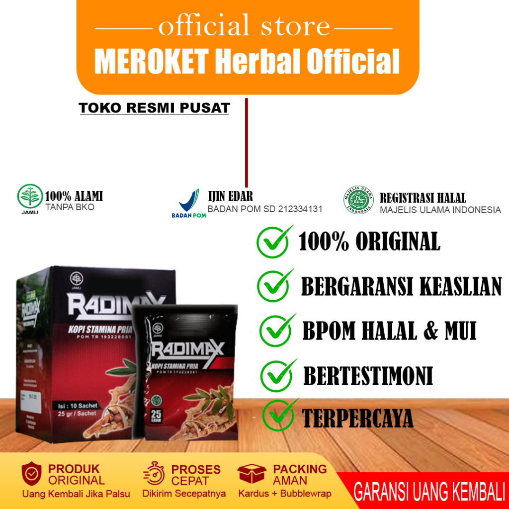 Obat Kesuburan Pria Obat Kuat Tahan Lama Obat Penyubur Sperma Penambah Gairah Bercinta - Kopi Radima