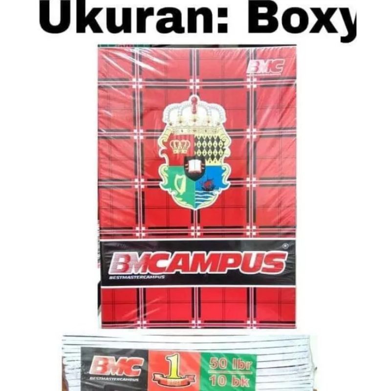 

Buku BMC Campus Ukuran Boxy Harga Per Buku 50 Lembar