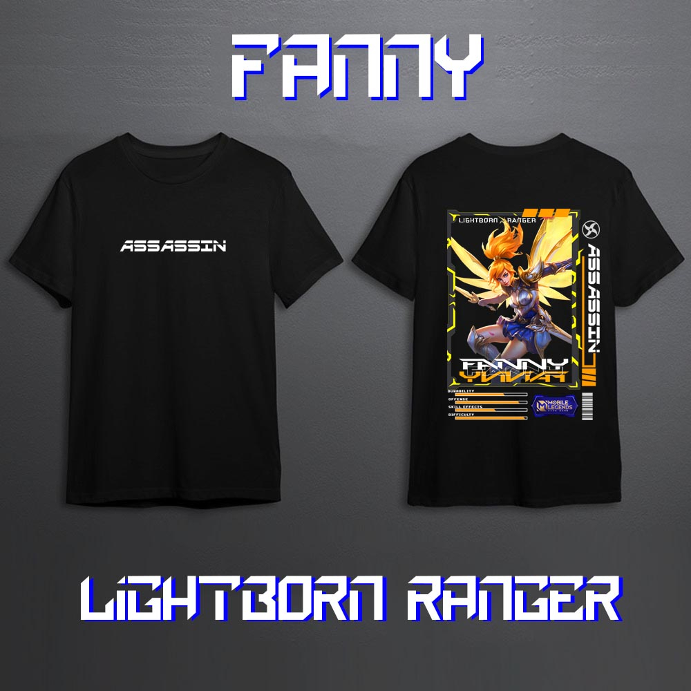 KAOS HERO MOBILE LEGEND FANNY SKIN KEREN//KAOS ML//KAOS MOBILE LEGEND//KAOS FANNY