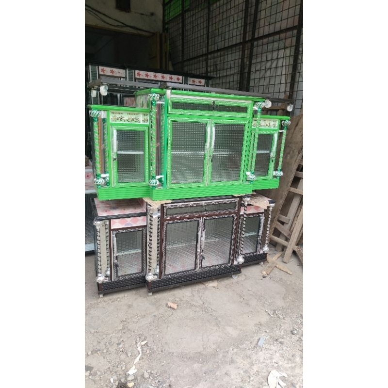 RAK TV / BUFFET TV  Aluminium 4 Keramik ( Khusus Palembang)