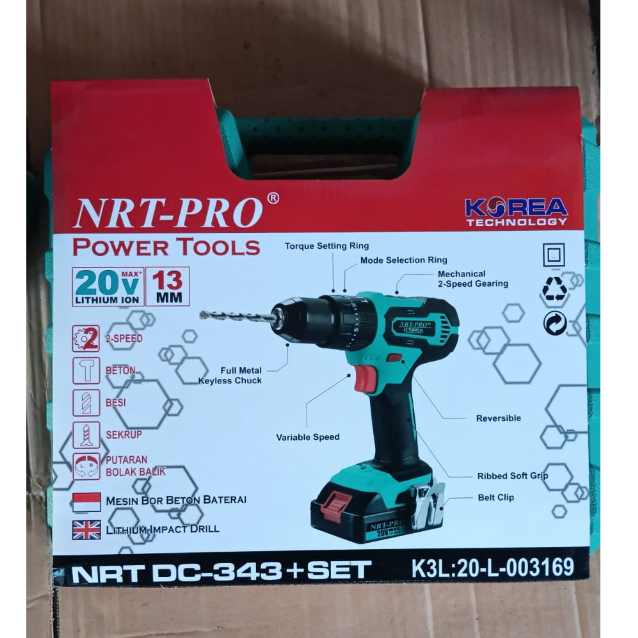 BOR BATERAI NRT-PRO NRT DC-343