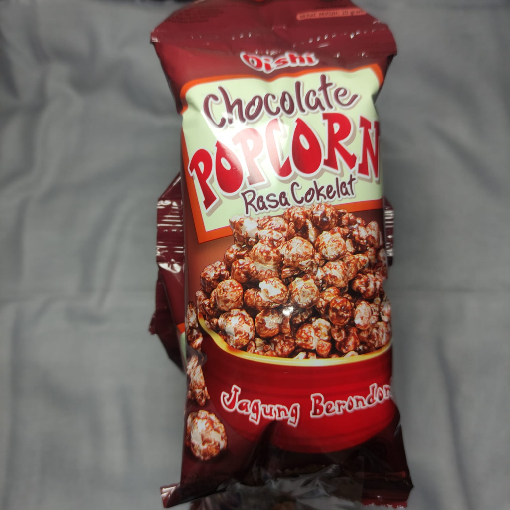 

Oishi Popcorn Coklat Oishi Popcorn Caramel Renceng isi 10pcs