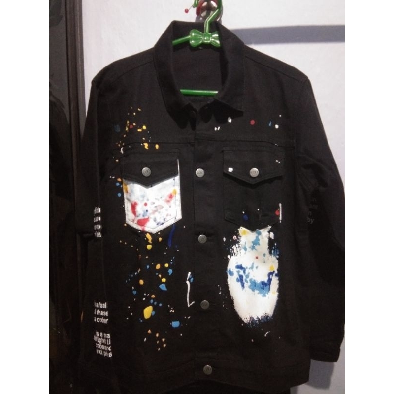 preloved jaket jeans denim haechan teamodecor