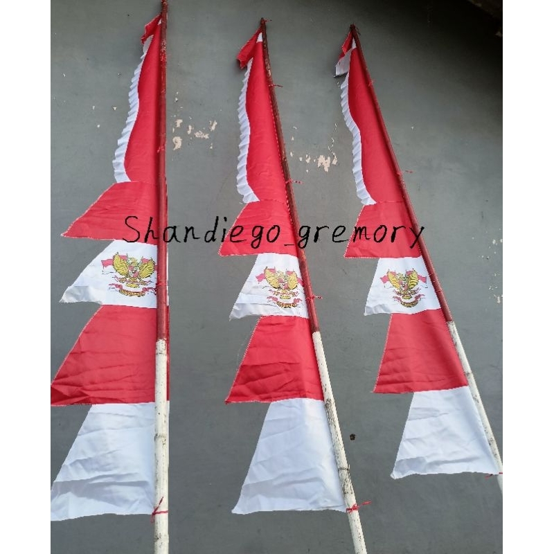 umbul umbul merah putih kuda laut