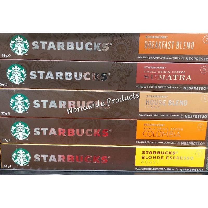 

Starbucks by Nespresso Breakfast Blend Coffee Pods Capsules