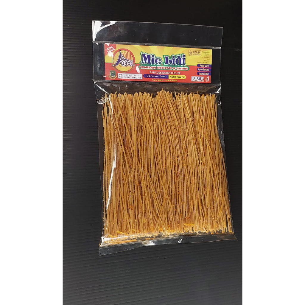 

Mie Lidi Aura Rasa Pedas, Asin / Kombinasi 125 gram