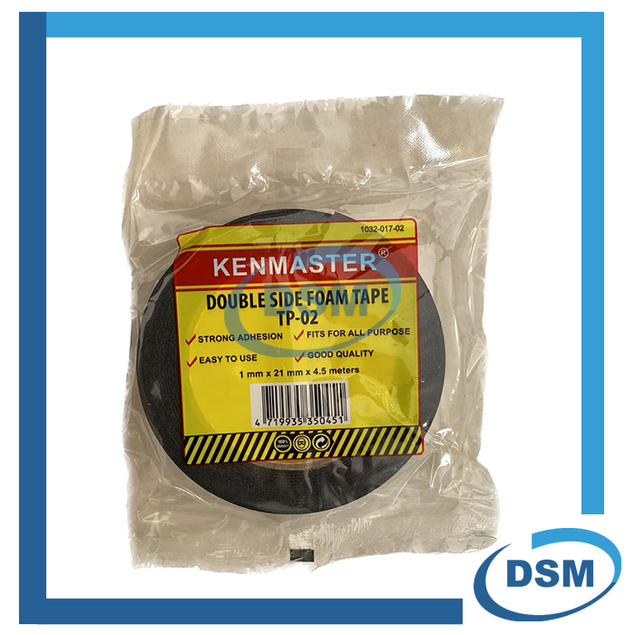 

KENMASTER TP-02 Double Tape Hijau 4.5 meter Busa Foam Perekat Lakban