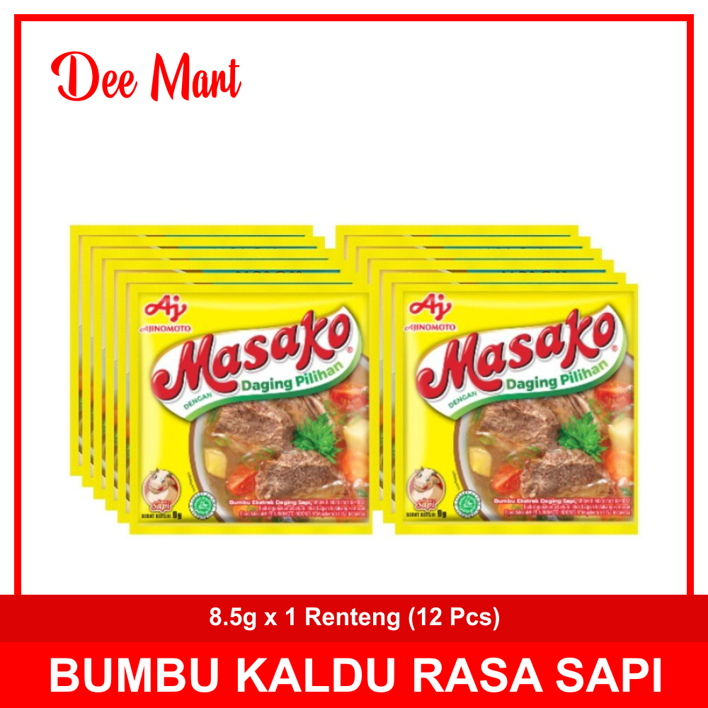 

Masako Rasa Sapi 8.5g (12 pcs)