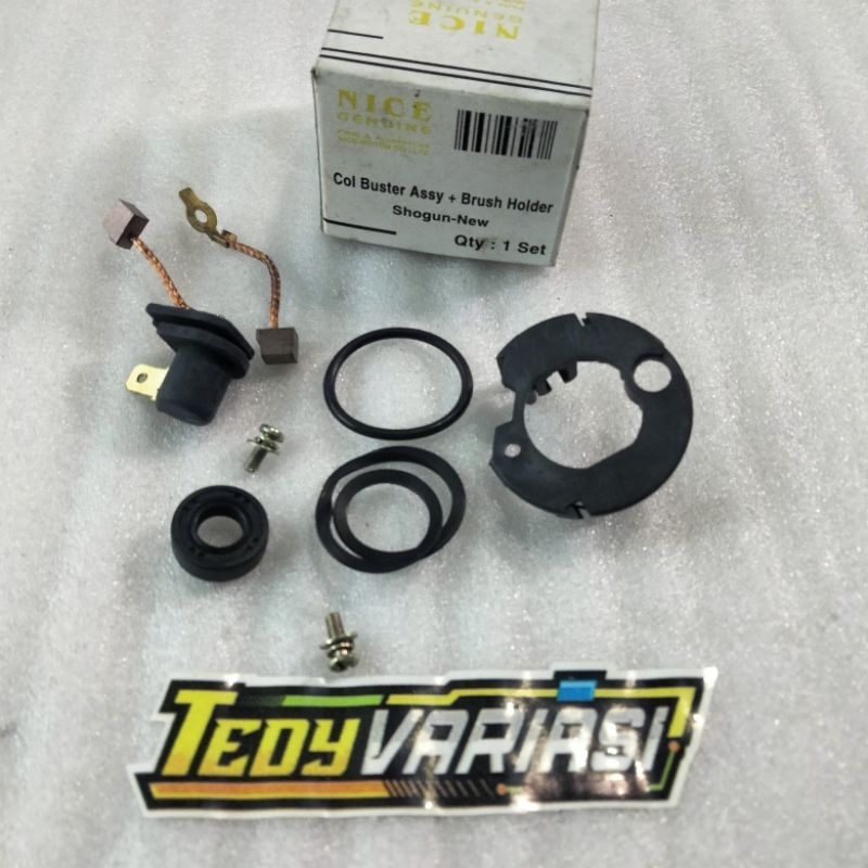 Brostel Arang Stater Col Buster Assy Brush Holder Suzuki Shogun New Smash