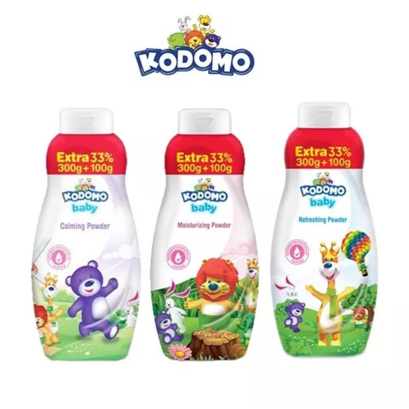 KODOMO Baby Powder Bedak Bayi 300 + 100 Gram