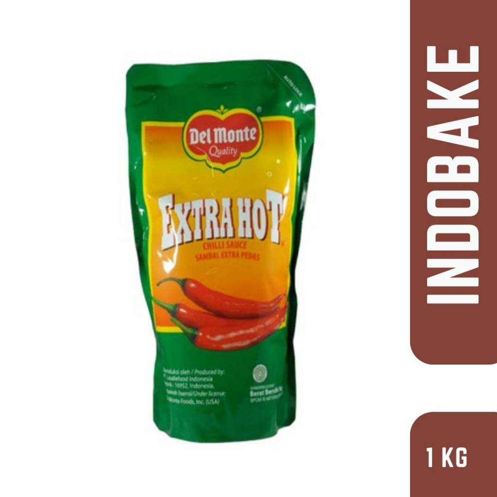 

Delmonte Saus Sambal Extra Hot Chilli Pouch 1000 gr