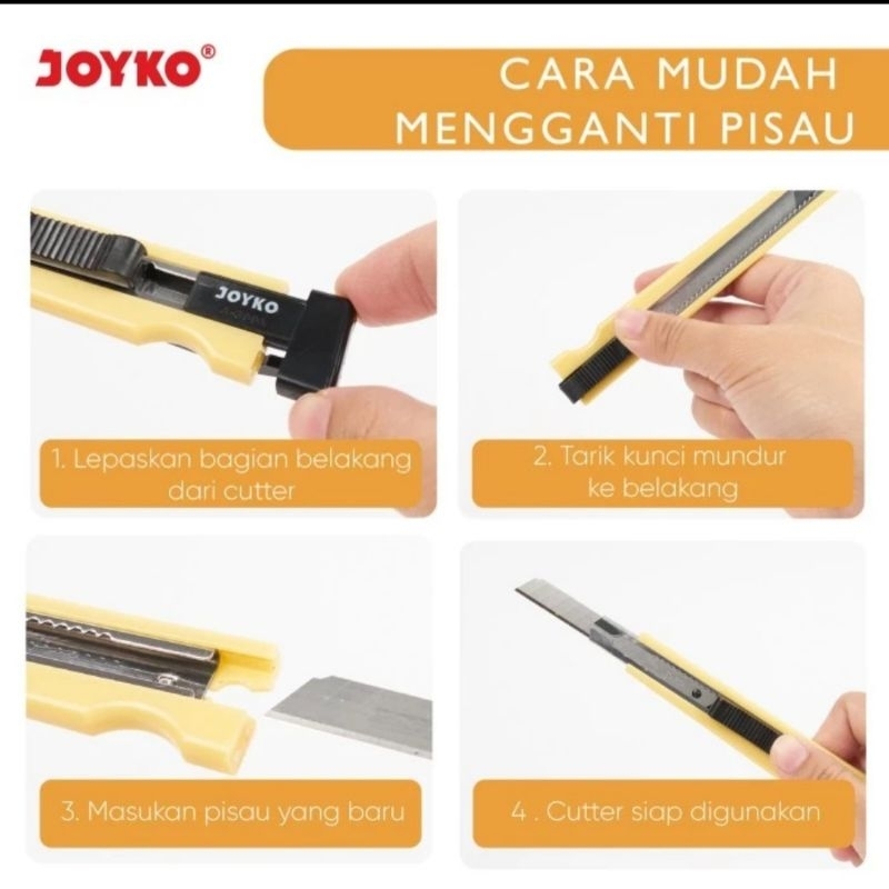 

( 12 Buah ) A 300 Cutter Silet Blade Pisau Joyko A-300A Kecil A-300 A300