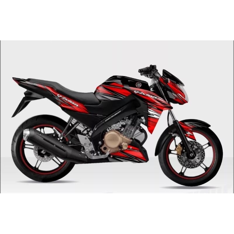 Sticker Decal Motor Vixion New Fullbody - Stiker Variasi Motor New Vixio Nvl Full Body Minimalis Cus