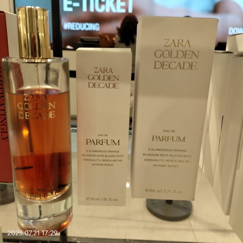 PARFUM ZARA EDP GOLDEN DECADE 80ML
