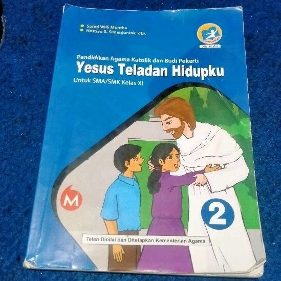 Buku Yesus teladan hidupku SMA kelas 2,11, XI penerbit Mitra