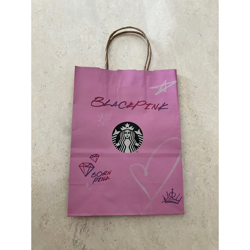 

paperbag starbucks x blackpink