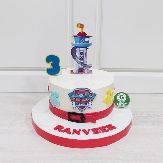 

CAKE TEMA PAW PATROL PRINT KERTAS UK 15CM / KUE ULANG TAHUN CUSTOME