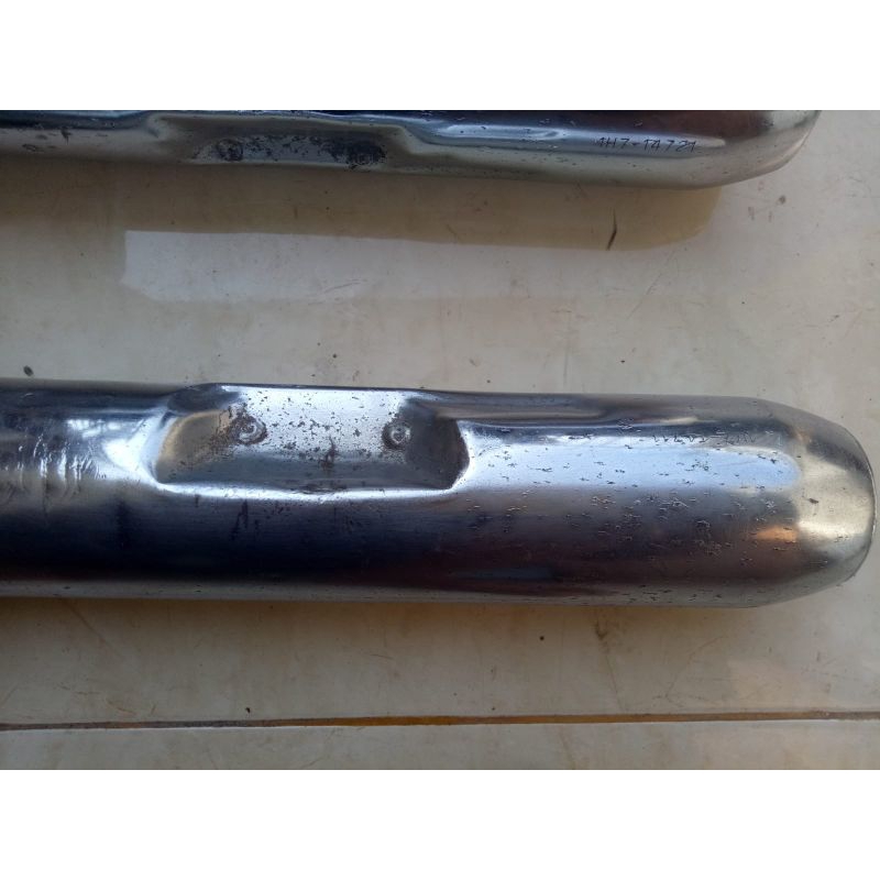 knalpot yamaha rd125 rx125 twin original second