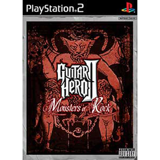 Guitar Hero II Monsters of Rock Kaset PS2 - CD PS2