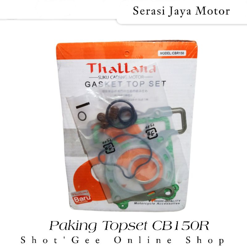 PAKING TOPSET CB150 R/SONIC/SUPRA GTR / PACKING GASKET TOP SET CB 150R/SONIC/SUPRA GTR