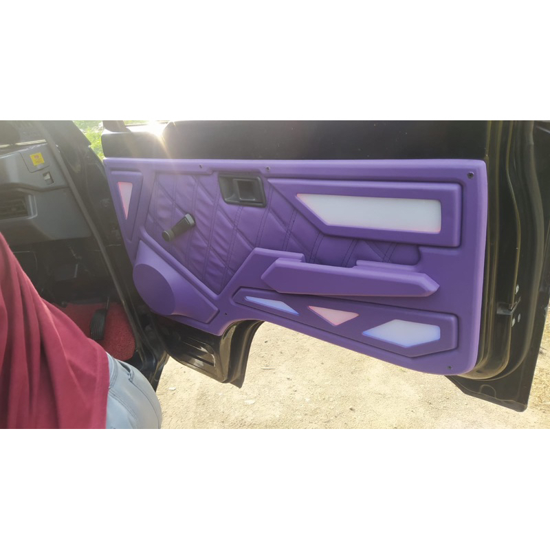 DOORTRIM PINTU MOBIL VARIASI CUSTOM L300 FULL LAMPU LED