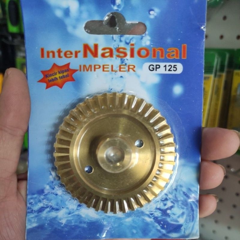 impeler mesin air nasional 125 asli Kuningan/kipas Kuningan mesin air