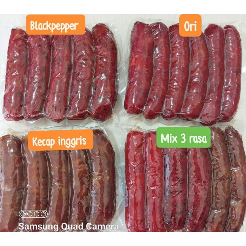

sosis / kuan ciang / kon chong ) NON halal