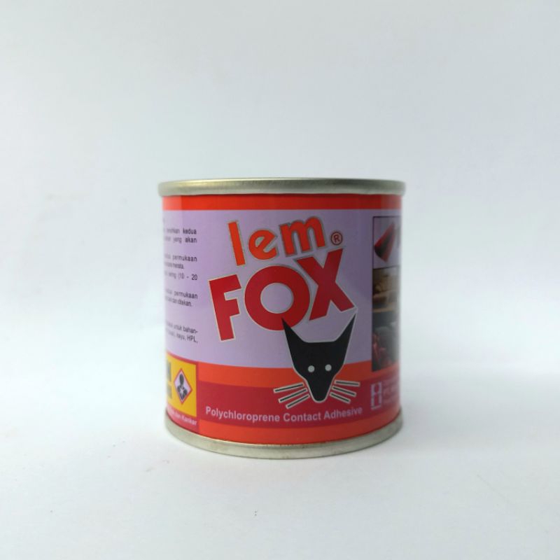 

Lem fox kuning kaleng 70 & 300 Gram