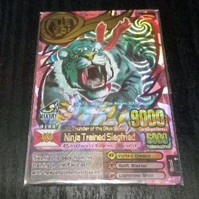 kartu animal kaiser ninja trained siegfried evo 3 ultra rare original