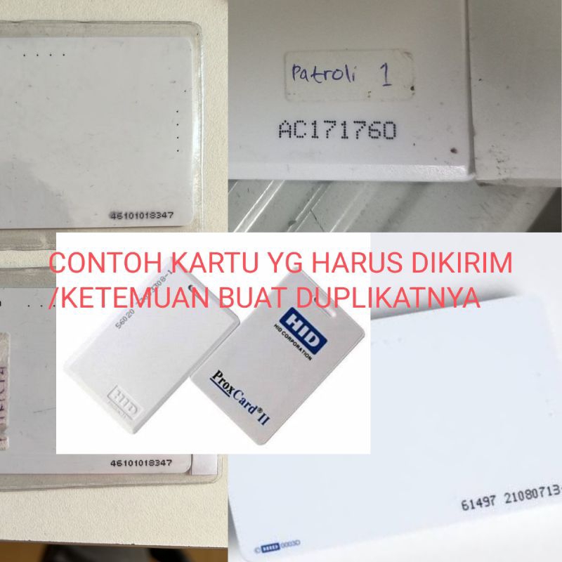 

Kartu Duplikat Kartu Akses Duplikat Kartu Akses RFID 125KHz Atau RFID 13 56