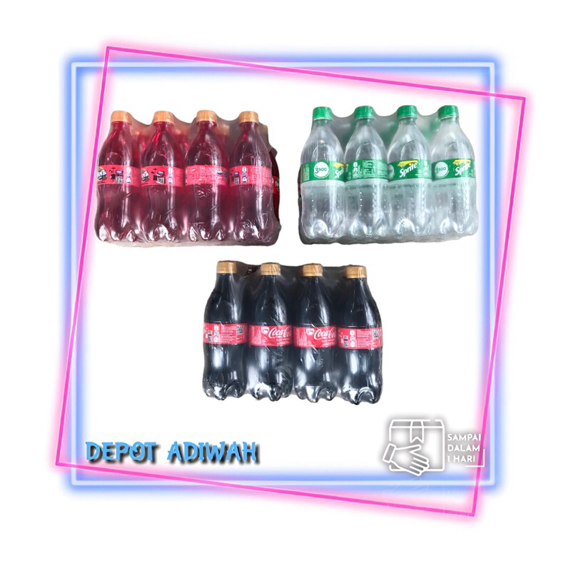 

Coca-Cola/Fanta/Sprite botol mini 250ml per pack (isi 12 botol)