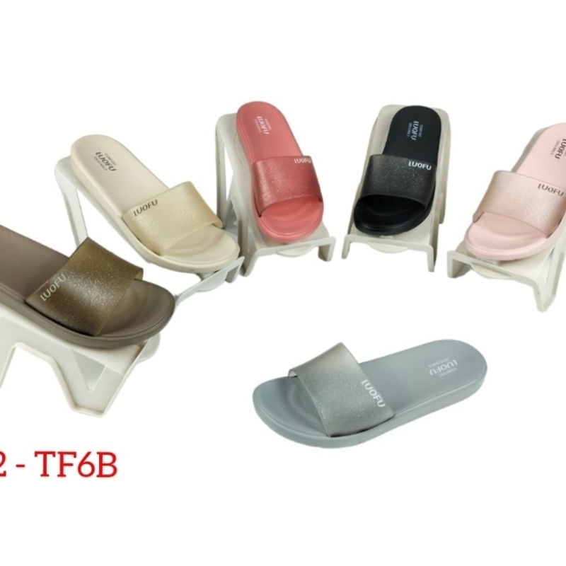 LUOFU 7172 TF6B SANDAL SELOP WANITA/SENDAL KOKOP CEWEK