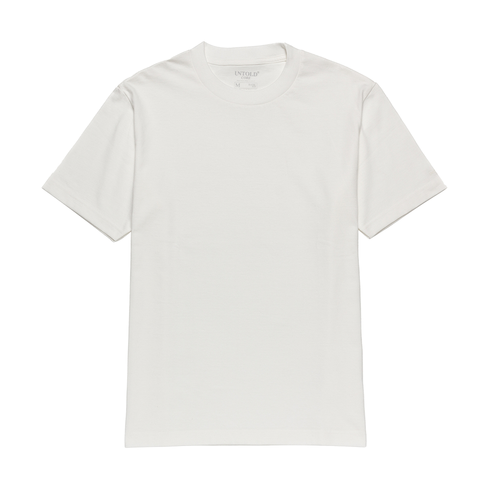 UNTOLD CORE BASIC TEE - BROKEN WHITE
