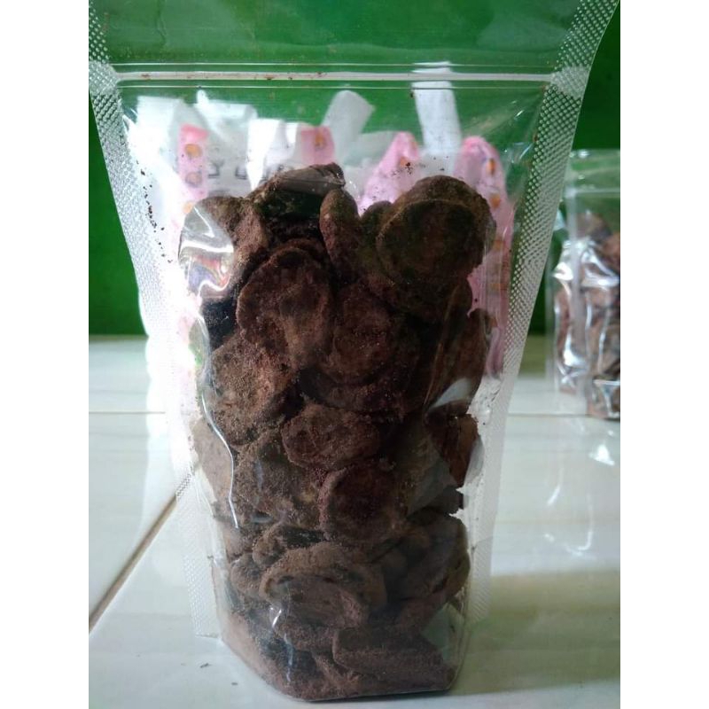 KRIPIK PISANG COKLAT