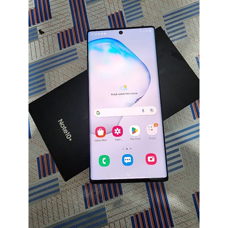 Samsung Note10 Plus 256GB Resmi SEIN Indonesia, Samsung Note 10 plus Second, Samsung Note10+