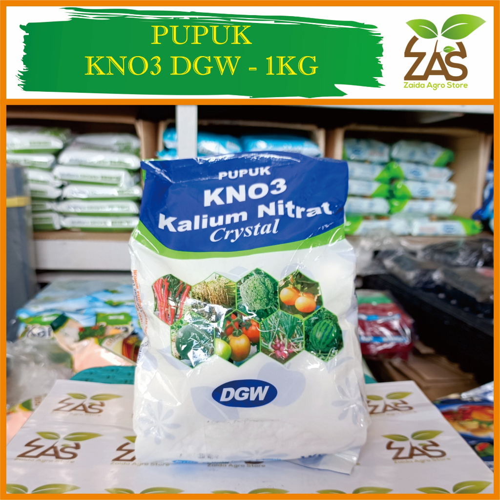 KNO3 KALIUM NITRAT KRISTAL - DGW - Kemasan 1Kg