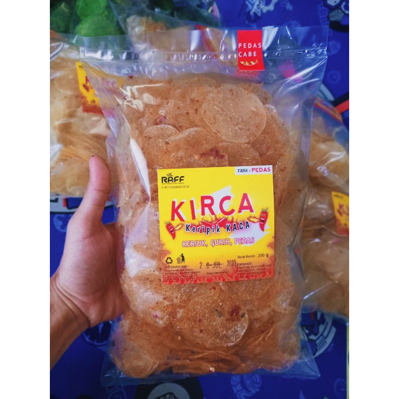 

Keripik Kaca (KIRCA) 200 g || KERIUK GURIH PEDAS !!!