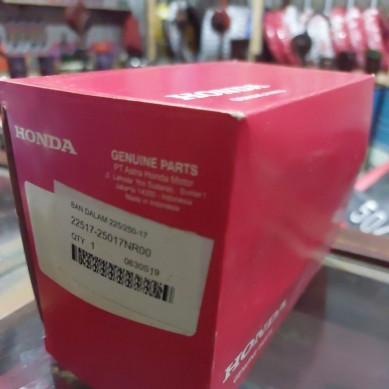 BAN DALAM MOTOR 225/250-17 HONDA Ban Depan Supra