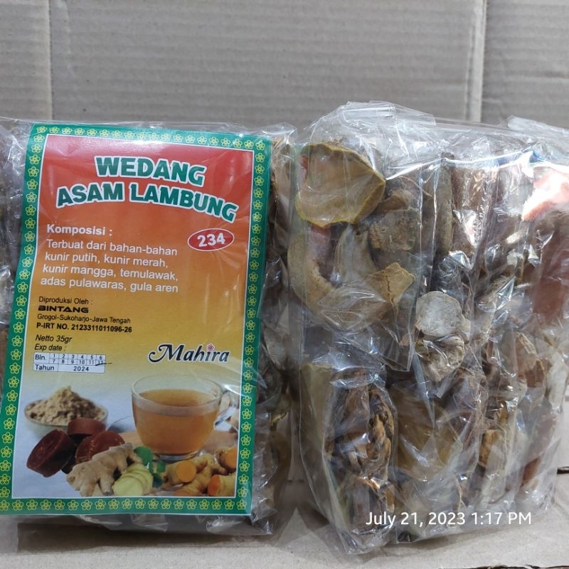 

ASLI!! ISI 10 SACHET WEDANG ASAM LAMBUNG/ MINUMAN TRADISIONAL MENGOBATI ASAM LAMBUNG