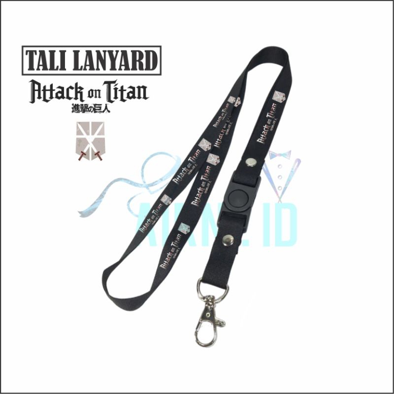 

Tali Lanyard ATTACK ON TITAN | AOT | Gantungan Tali Lanyard