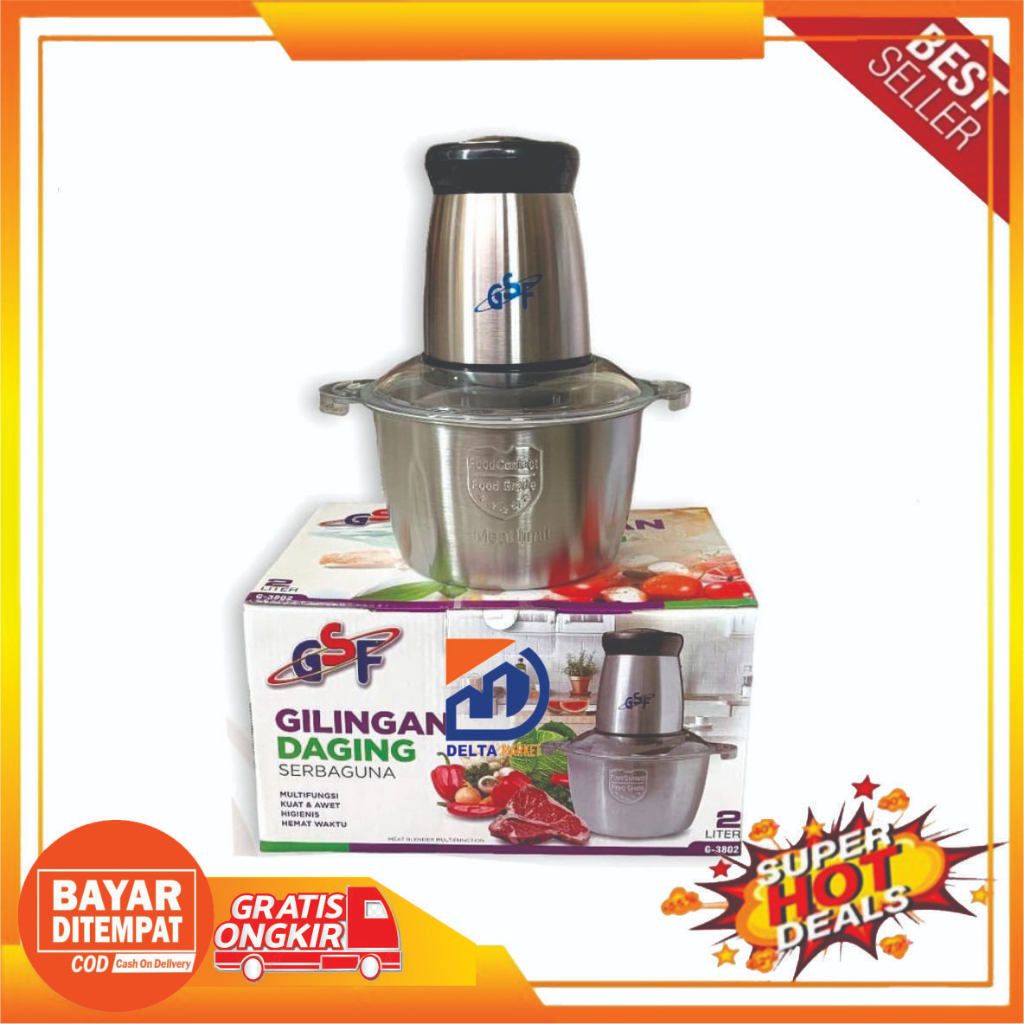 Blender Daging Stainless Kapsul Quatre / Capsule Cutter Quatre / Blender Capsule FREE BUBBLE DAN FRA