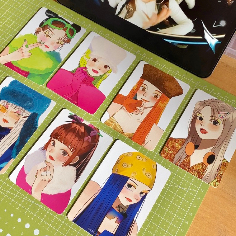 

XG LEFT RIGHT SHOOTING STAR Album Fanart / A7 Post Card by crumby_joy