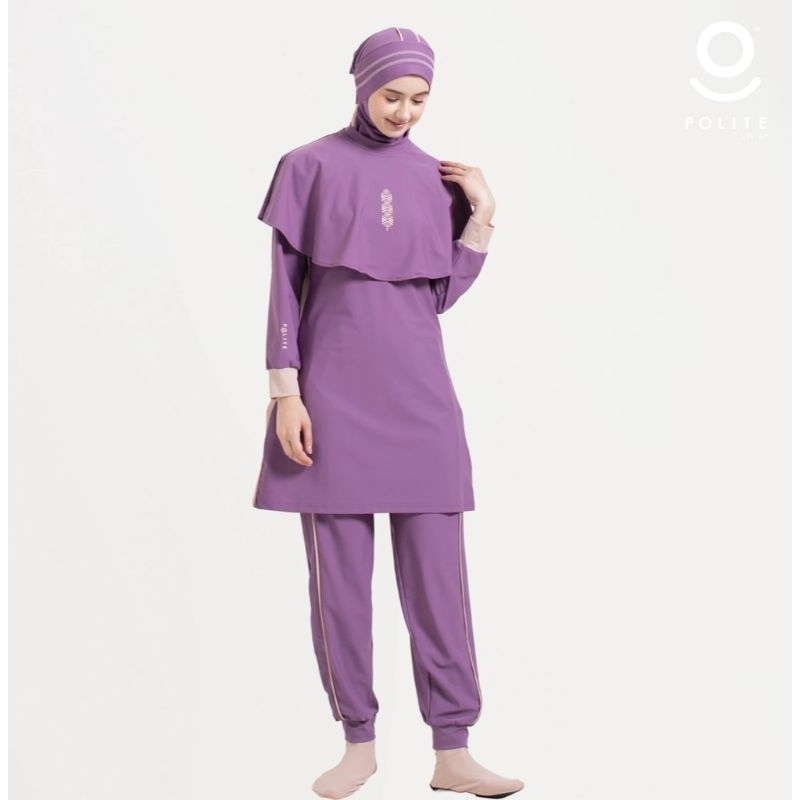 POLITE SWIM Baju Renang Muslimah TUN DOLPHIN GY-PP55