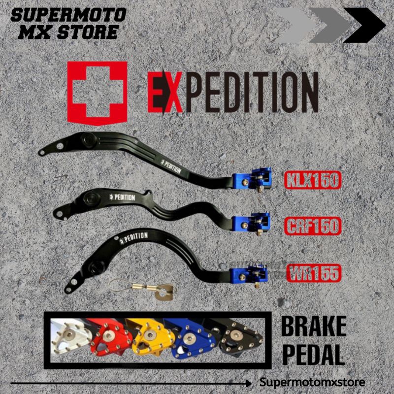 Pedal rem belakang expedition pedal rem klx CRF WR