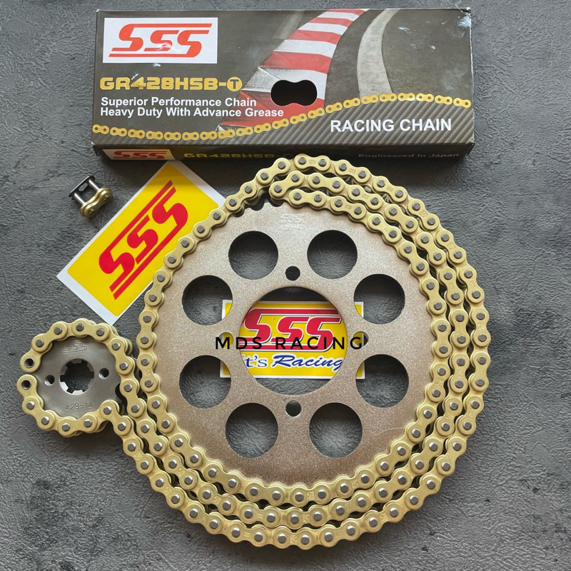 Gear Set Gir Set SSS ORIGINAL 428 Jupiter Mx old - Mx New - Rxking - Jupiter Z/Burhan - VegaR - Fizr